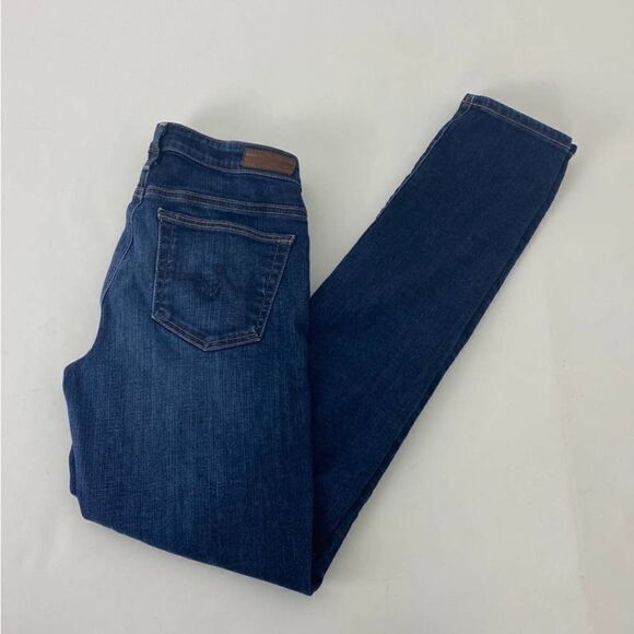 Adriano Goldschmied AG The Stilt Cigarette Leg Jeans Distressed Blue - Size 27R - Picture 3 of 12